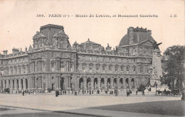 75-PARIS MUSEE DU LOUVRE ET MONUMENT GAMBETTA-N°4226-A/0139 - Musei