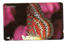 Papillon Butterfly Lacewing Télécarte Singapour Phonecard (K 422) - Singapur
