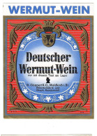 Labels - Wine & Champagne - Deutscher Wermut-Wein / Germany - Etikett Nr: 615 - Sonstige & Ohne Zuordnung