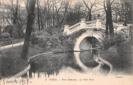 75-PARIS PARC MONCEAU-N°4225-H/0313 - Parks, Gärten