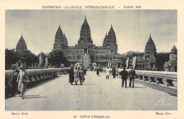 75-PARIS EXPO COLONIALE INTERNATIONALE ANGKOR VAT-N°4225-H/0087 - Expositions