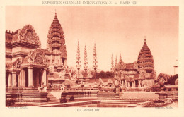 75-PARIS EXPO COLONIALE INTERNATIONALE ANGKOR VAT-N°4225-H/0089 - Expositions