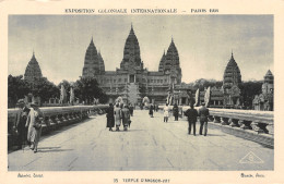 75-PARIS EXPO COLONIALE INTERNATIONALE ANGKOR VAT-N°4225-H/0079 - Expositions