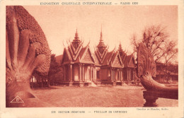 75-PARIS EXPO COLONIALE INTERNATIONALE CAMBODGE-N°4226-D/0185 - Exhibitions