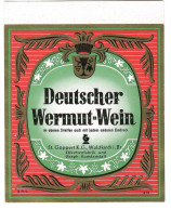 Labels - Wine & Champagne - Deutscher Wermut-Wein / Germany - Etikett Nr: 613 - Other & Unclassified