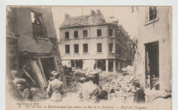 60 – BEAUVAIS – Guerre 1914/1918 – Bombardement Par Avion – Rue De La Madeleine – Hôtel Des Voyageurs – CP Non Circulée - Beauvais