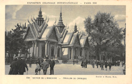 75-PARIS EXPO COLONIALE INTERNATIONALE CAMBODGE-N°4226-G/0021 - Expositions