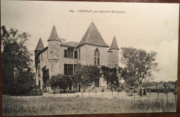 Cpa 24 Dordogne, Château Panisseau Par Sigoulès,animée, éd V.lefebvre, Non écrite - Other & Unclassified