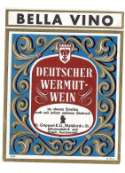 Labels - Wine & Champagne - BELLA VINO Deutscher Wermut-Wein / Germany - Etikett Nr: 678 - Altri & Non Classificati