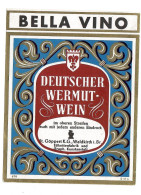 Labels - Wine & Champagne - BELLA VINO Deutscher Wermut-Wein / Germany - Etikett Nr: 678 - Andere & Zonder Classificatie