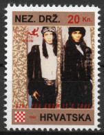 Milli Vanilli - Briefmarken Set Aus Kroatien, 16 Marken, 1993. Unabhängiger Staat Kroatien, NDH. - Croatie