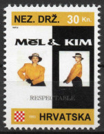 Mel & Kim - Briefmarken Set Aus Kroatien, 16 Marken, 1993. Unabhängiger Staat Kroatien, NDH. - Croatie