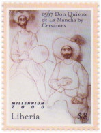 Don Quixote De La Mancha By Miguel De Cervantes, Amputee Spanish Novelist, Poet, Playwright, Disabled / Handicapped MNH - Handicap