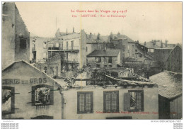 SAINT DIE RUE DE FOUCHARUPT GUERRE 14/18 - Saint Die