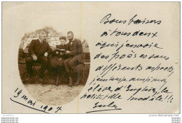 CARTE PHOTO ENVOYEE DES ENVIRONS DE  COMPIEGNE  EN 1905 - Autres & Non Classés