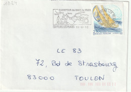 FLAMME  PERMANENTE   /N°  2831  83  SIIX  FOURS LES PLAGES - Mechanical Postmarks (Advertisement)