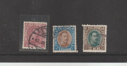 Islande 1931-34 - Yvert 150/52 Oblitere Cote 91€ - Oblitérés