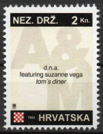 DNA Featuring Suzanne Vega - Briefmarken Set Aus Kroatien, 16 Marken, 1993. Unabhängiger Staat Kroatien, NDH. - Croatie