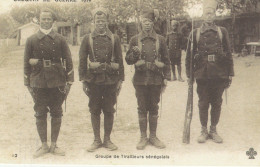 Groupe De Tirailleurs Sénégalais (croquis De Guerre 1914) - Guerra 1914-18