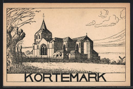 Künstler-AK Kortemark, Ansicht Der Kirche  - Kortemark