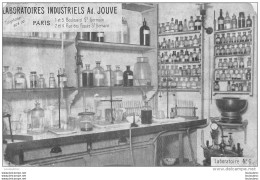 PARIS LABORATOIRES INDUSTRIELS  AD. JOUVE  BD SAINT GERMAIN ET RUE DES FOSSES SAINT BERNARD - Autres & Non Classés