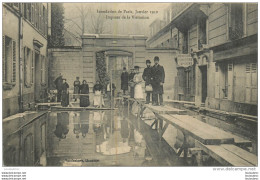 PARIS IMPASSE DE LA VISITATION INONDATION JANVIER 1910 - Arrondissement: 07