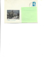 Romania-Postal St.cover Used 1975(242) -   Painting By Ion Andreescu - Winter At Barbizon - Postwaardestukken