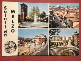 Cartolina - Saluti Da Melzo ( Milano ) - Vedute Diverse - 1973 - Milano (Mailand)