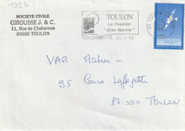 FLAMME  PERMANENTE   /N°  2731   83   TOULON   LIBERTE - Mechanical Postmarks (Advertisement)