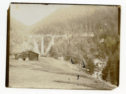 Viadukt Chemin De Fer Gornergrat Zermatt Photo 9x11,7 - Anciennes (Av. 1900)