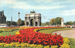 75-PARIS JARDINS ET ARC DE TRIOMPHE DU CARROUSEL-N°4229-D/0377 - Parks, Gärten