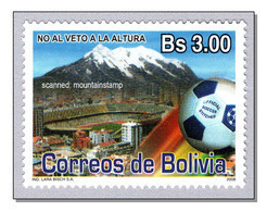 Bolivia 2008 Protest Against FIFA Ban - Football Stadium La Paz  Illimani 6439m - Mountains - Montagnes - Calcio - MNH - Bolivia
