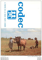 CALENDRIER 1982 CODEC  CLICHE BUZZINI - Tamaño Pequeño : 1981-90