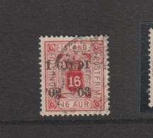 Islande 1902 - Yvert Timbre De Service Yvert 14 Oblitere Cote 50€ - Used Stamps