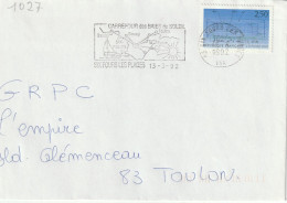 FLAMME  PERMANENTE   /N°  2736  SIX  FOURS LES  PLAGES - Mechanical Postmarks (Advertisement)