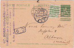 BELGIUM > 1912 POSTAL HISTORY > Stationary Card From Brussel To Alkmaar, Holland - Sonstige & Ohne Zuordnung