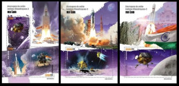 Guinea Bissau 2023 Indian Chandrayaan-3 Landing On The Moon. (635) OFFICIAL ISSUE - Africa