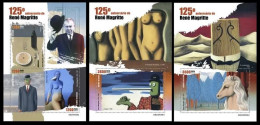 Guinea Bissau 2023 125 Years Since The Birth Of René Magritte. (638) OFFICIAL ISSUE - Other & Unclassified