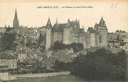 35 - Vitré - Le Château, Vu Des Tertres Noirs - Correspondance - CPA - Voir Scans Recto-Verso - Vitre