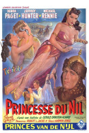 Cinema - Princesse Du Nil - Debra Paget - Jeffrey Hunter - Michael Rennie Illustration Vintage - Affiche De Film - CPM - - Manifesti Su Carta
