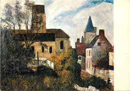 Art - Peinture - Pierre Gatier - Eglise De Jouy Le Comte - Huile 1922 - Mairie De Parmain - CPM - Voir Scans Recto-Verso - Peintures & Tableaux