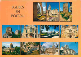 86 - Poitou - Eglises En Poitou - Multivues - Carte Neuve - CPM - Voir Scans Recto-Verso - Autres & Non Classés
