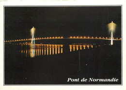 76 - Pont De Normandie - Vue De Nuit - CPM - Voir Scans Recto-Verso - Autres & Non Classés