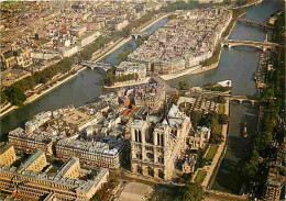 75 - Paris - Cathédrale Notre Dame - L'Ile De La Cité - Notre-Dame Et L'Ile Saint-Louis - Vue Aérienne - Carte Neuve - C - Notre Dame De Paris