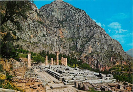 Grèce - Delphes - Delphi - Le Temple D'Apollon - Carte Neuve - CPM - Voir Scans Recto-Verso - Grèce