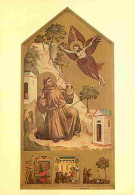 Art - Peinture Religieuse - Ecole Florentine - Saint François D'Assise Recevant Les Stigmates - Musée Du Louvre - Carte  - Schilderijen, Gebrandschilderd Glas En Beeldjes