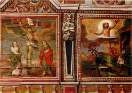 Art - Peinture Religieuse - Carnac - Les Peintures De L'église Saint-Cornély - La Crucifixion Et La Résurrection - CPM - - Schilderijen, Gebrandschilderd Glas En Beeldjes