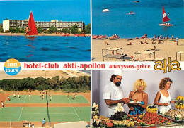 Grèce - Anavyssos - Hotel-Club Akti-Apollon - Multivues - Cuisine - Cuisinier - Tennis - Scènes De Plage - Carte Neuve - - Grèce