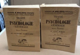 Traite De Psychologie Générale / 2 Tomes - Psychology/Philosophy