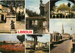 11 - Limoux - Multivues - Automobiles - Fleurs - Flamme Postale De Limoux - CPM - Voir Scans Recto-Verso - Limoux